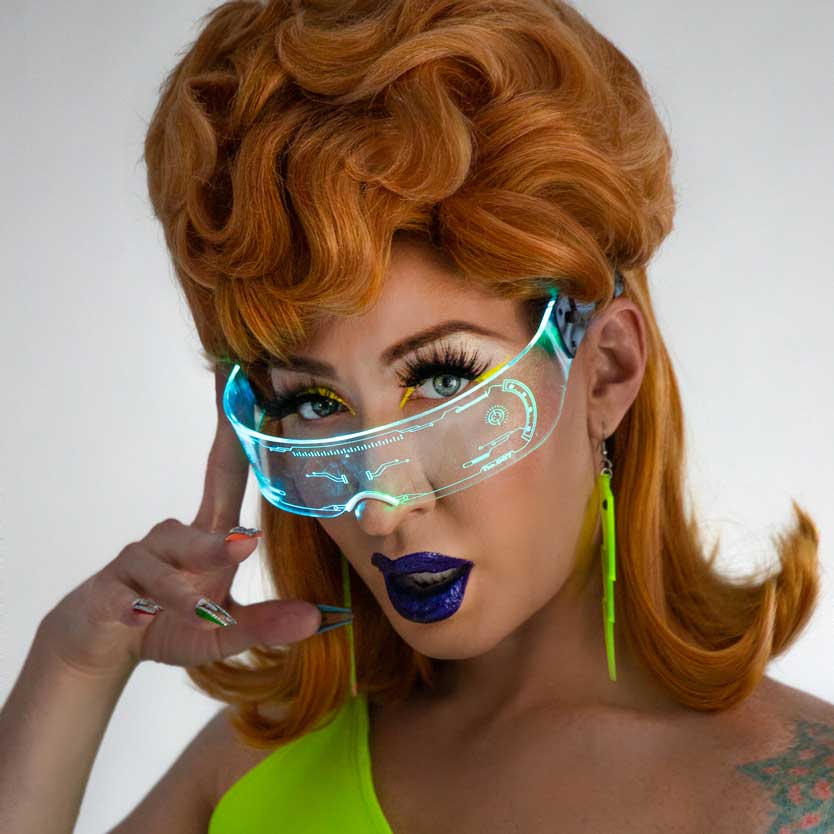 Detox's LED Visor